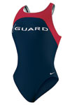 Nike lifeguard swimsuits are comfortable.