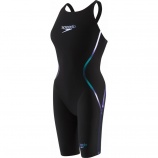 Competitive swimwear includes technical racing suits.
