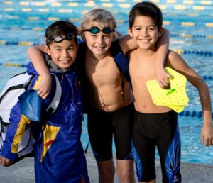 Summer swim team suits are on sale now.