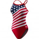 You can show your American pride with your competitive swimwear.